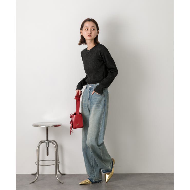 ポインテッドトゥ フラットシューズ | ad thie | 詳細画像11 