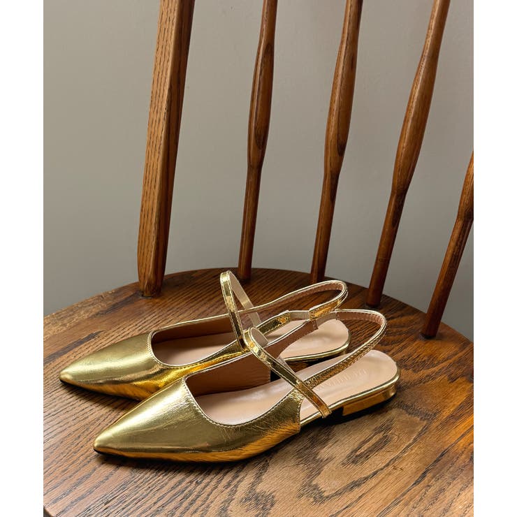 ポインテッドトゥ フラットシューズ | ad thie | 詳細画像16 