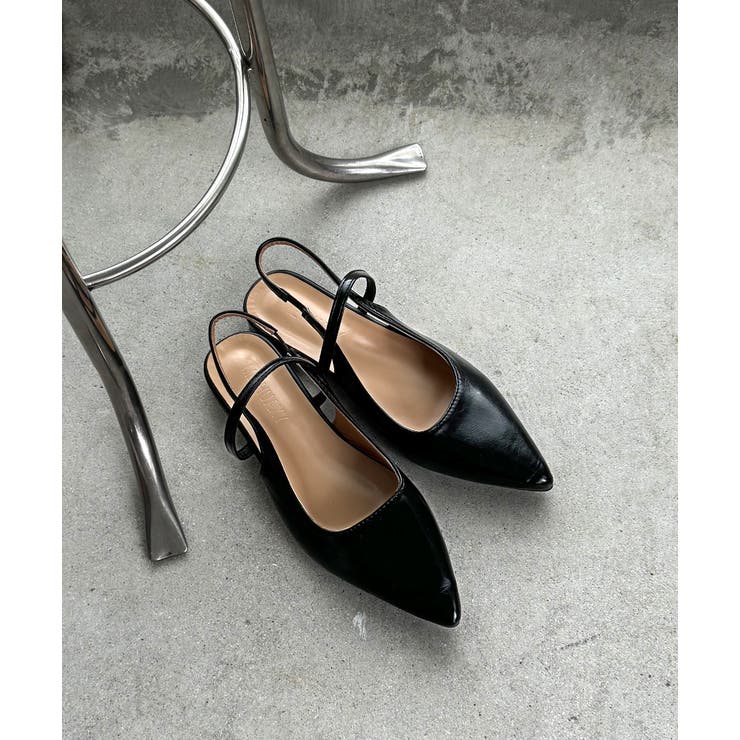 ポインテッドトゥ フラットシューズ | ad thie | 詳細画像27 