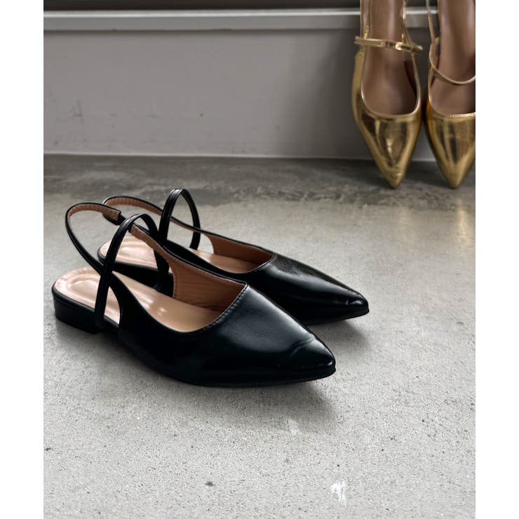 ポインテッドトゥ フラットシューズ | ad thie | 詳細画像28 