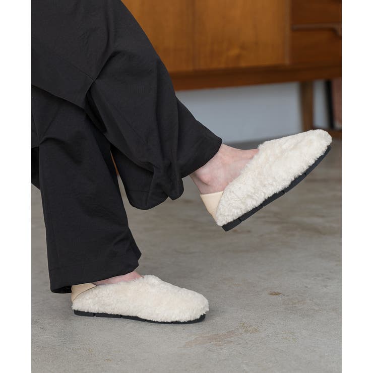 ボアフラット キックバックシューズ | ad thie | 詳細画像14 