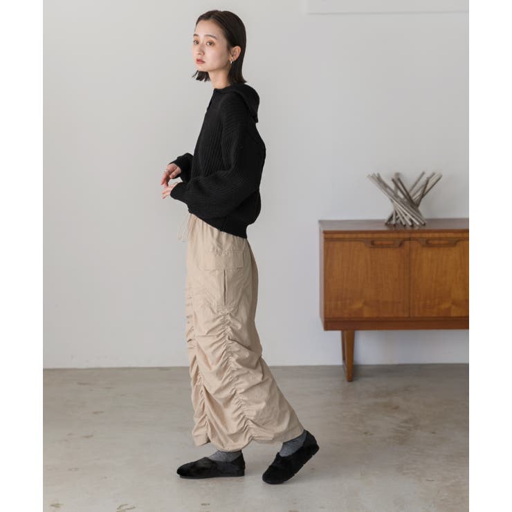 ボアフラット キックバックシューズ | ad thie | 詳細画像32 