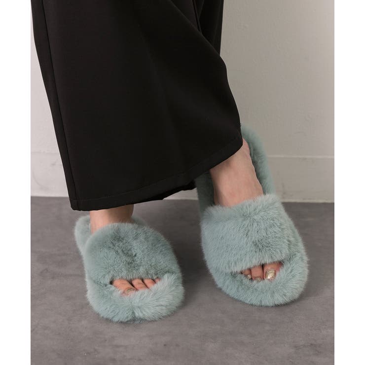 ふわふわ エコファーサンダル | ad thie | 詳細画像13 