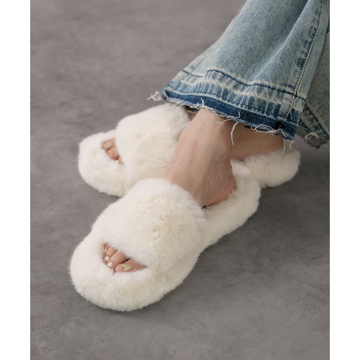 ふわふわ エコファーサンダル | ad thie | 詳細画像16 