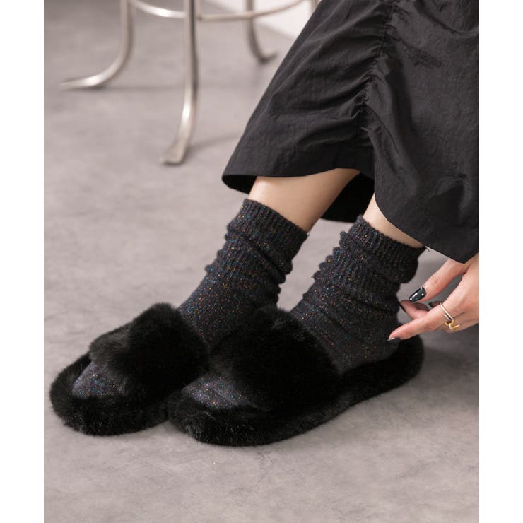 ふわふわ エコファーサンダル | ad thie | 詳細画像2 