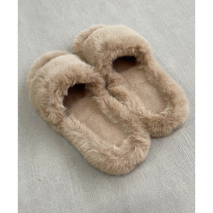 ふわふわ エコファーサンダル | ad thie | 詳細画像21 