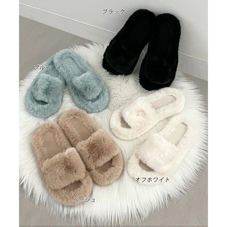 ふわふわ エコファーサンダル | ad thie | 詳細画像23 