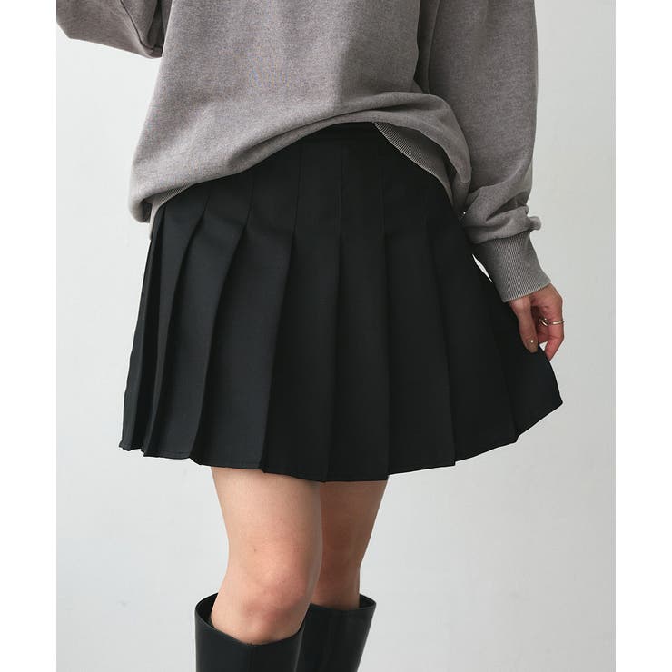 インナー付き プリーツミニスカート | ad thie | 詳細画像10 