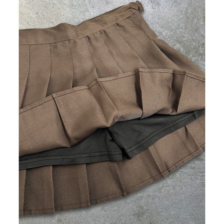 インナー付き プリーツミニスカート | ad thie | 詳細画像27 