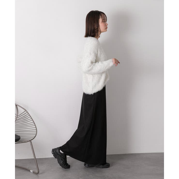 スエードタッチ ロングスカート | ad thie | 詳細画像14 