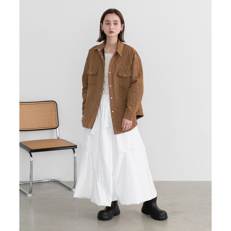 ランダムタックフレアスカート | ad thie | 詳細画像14 