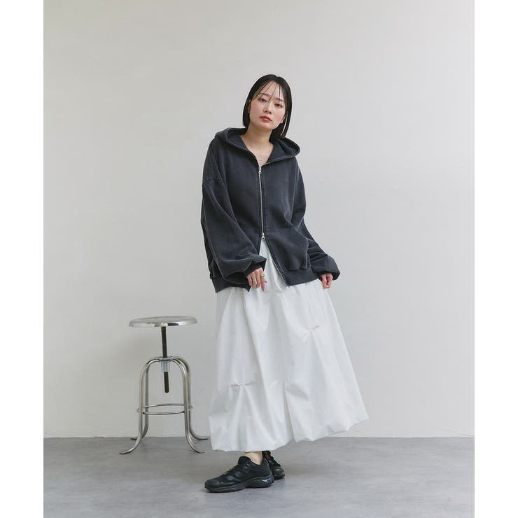 ランダムタックフレアスカート | ad thie | 詳細画像2 