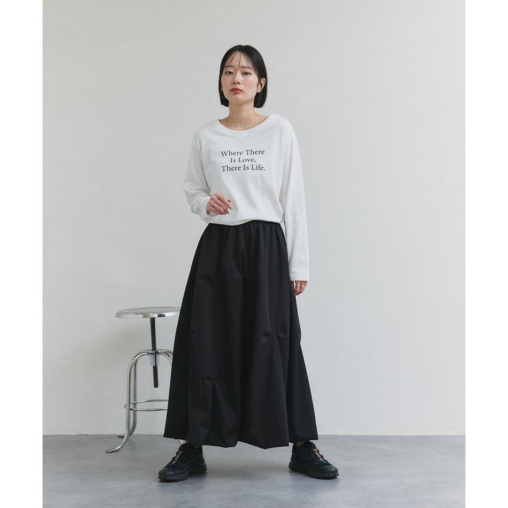 ランダムタックフレアスカート | ad thie | 詳細画像35 