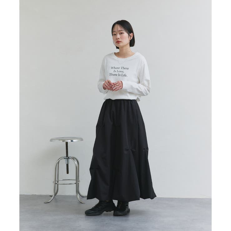 ランダムタックフレアスカート | ad thie | 詳細画像38 