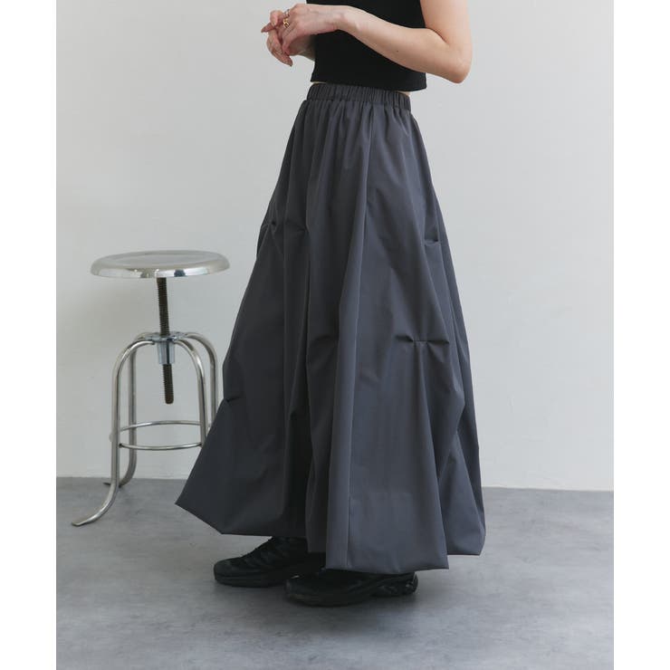 ランダムタックフレアスカート | ad thie | 詳細画像48 