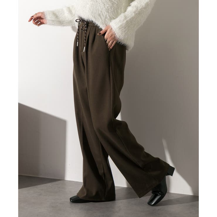 ウエストコード タックパンツ | ad thie | 詳細画像12 