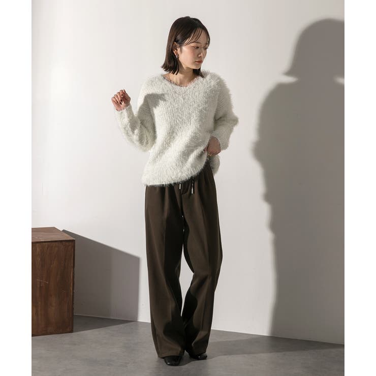 ウエストコード タックパンツ | ad thie | 詳細画像14 