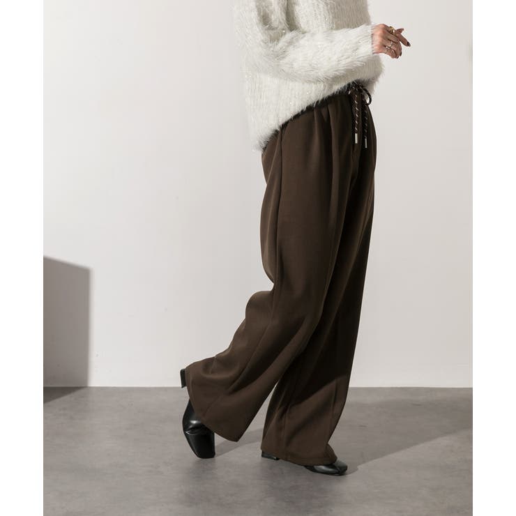 ウエストコード タックパンツ | ad thie | 詳細画像15 