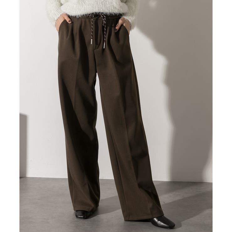 ウエストコード タックパンツ | ad thie | 詳細画像16 