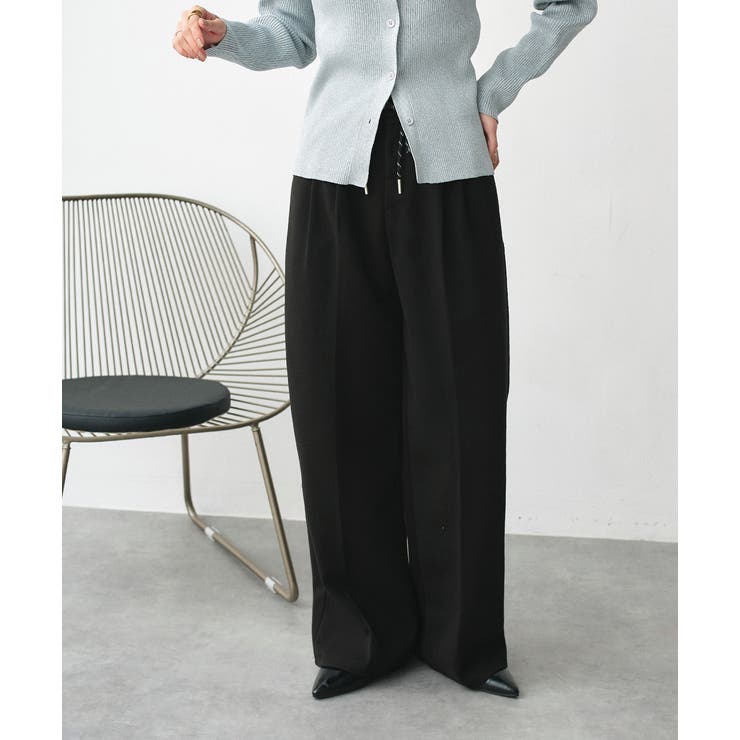 ウエストコード タックパンツ | ad thie | 詳細画像18 