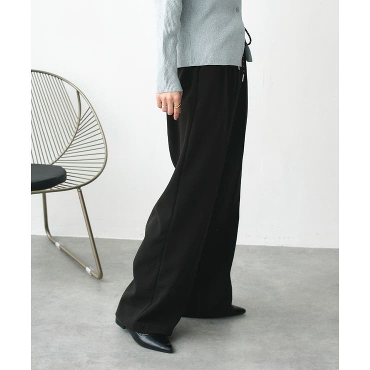 ウエストコード タックパンツ | ad thie | 詳細画像19 