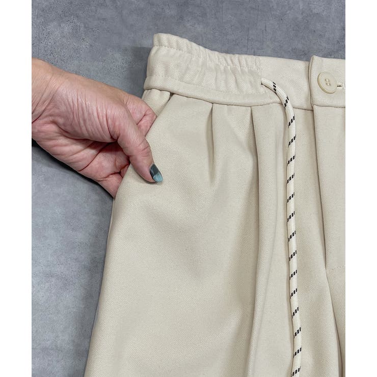 ウエストコード タックパンツ[品番：ADEW0004659]｜ad thie