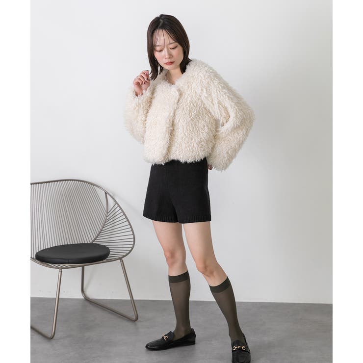 ニットショートパンツ | ad thie | 詳細画像10 