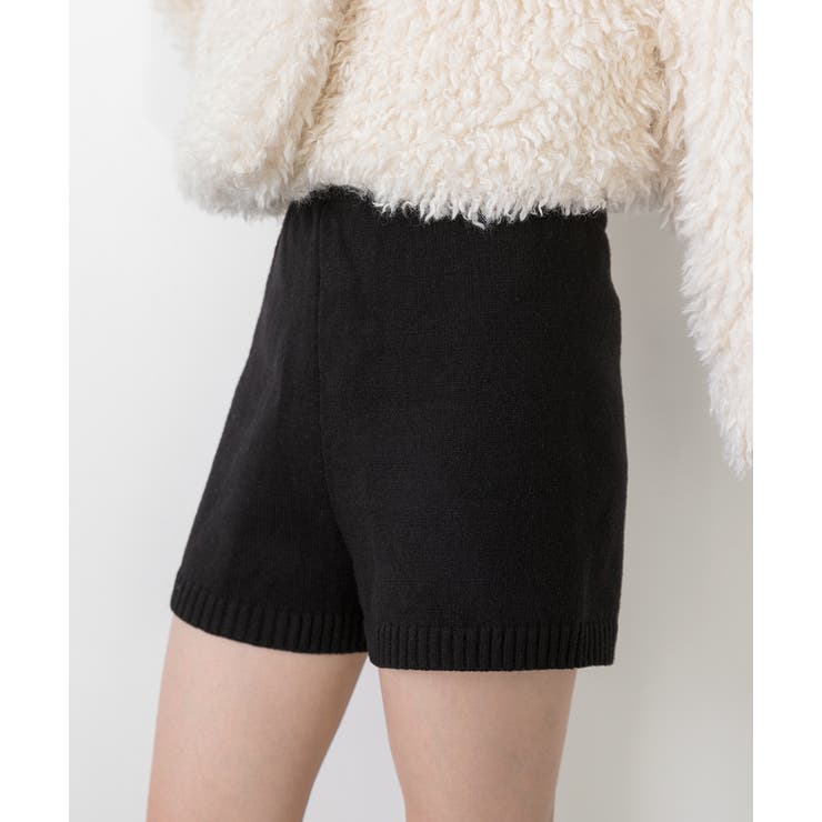 【関税込み】TOTEME ブラック ニット ショートパンツ TOTEME: ブラック ニット ショートパンツ | SSENSE 日本