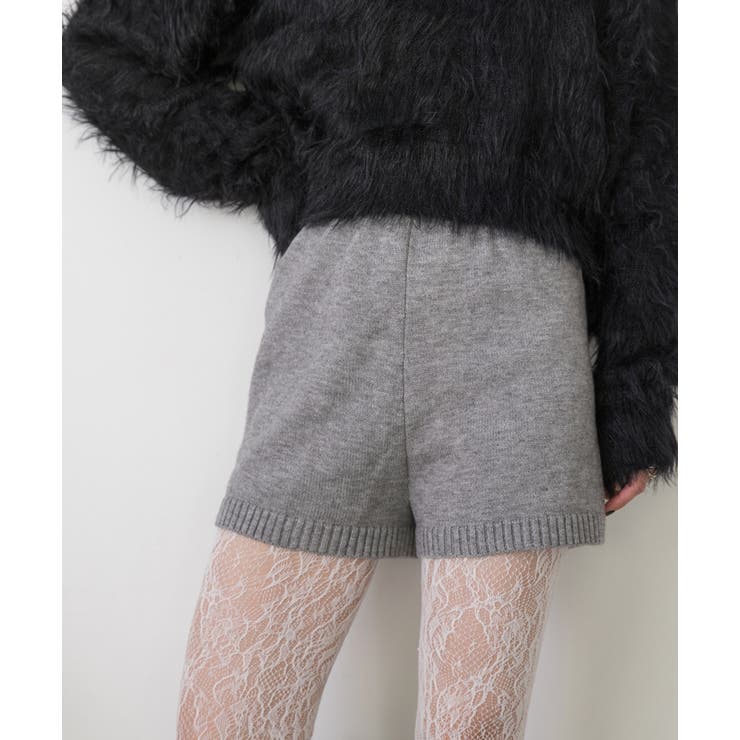 ニットショートパンツ[品番：ADEW0004670]｜ad thie（アドティエ