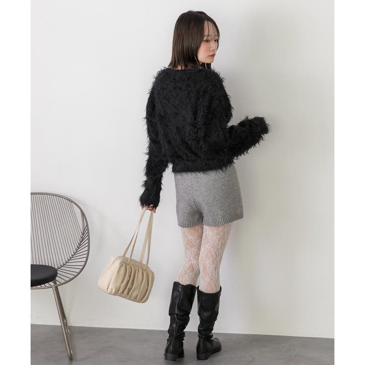 ニットショートパンツ | ad thie | 詳細画像29 