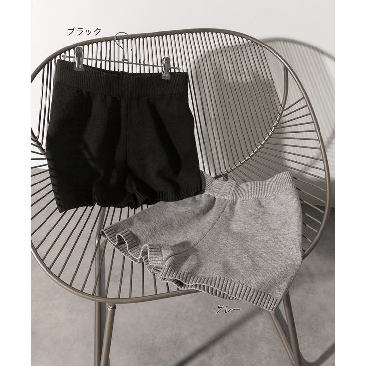 ニットショートパンツ | ad thie | 詳細画像33 