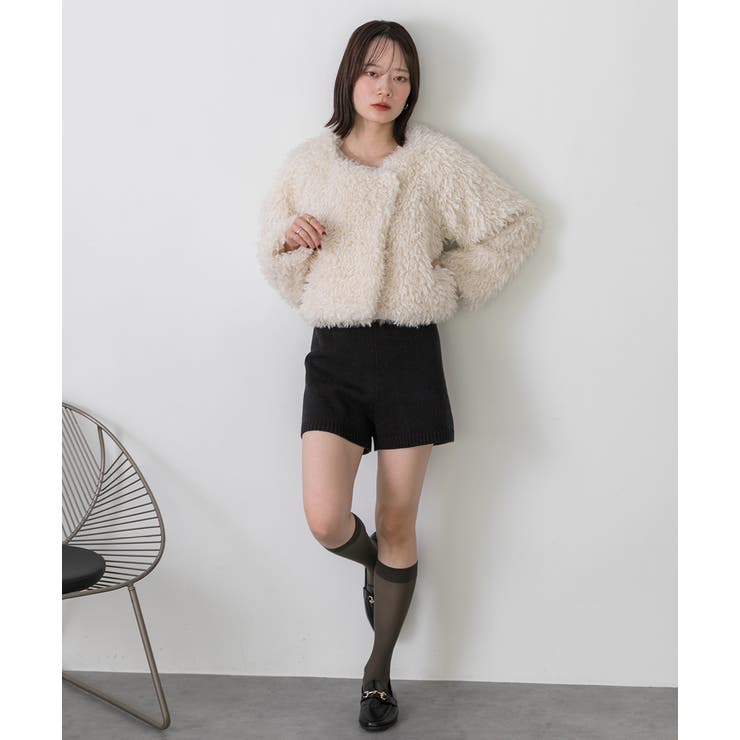 ニットショートパンツ | ad thie | 詳細画像7 