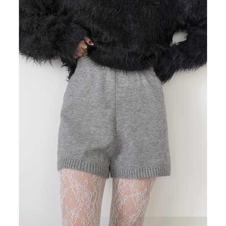 ニットショートパンツ[品番：ADEW0004670]｜ad thie（アドティエ