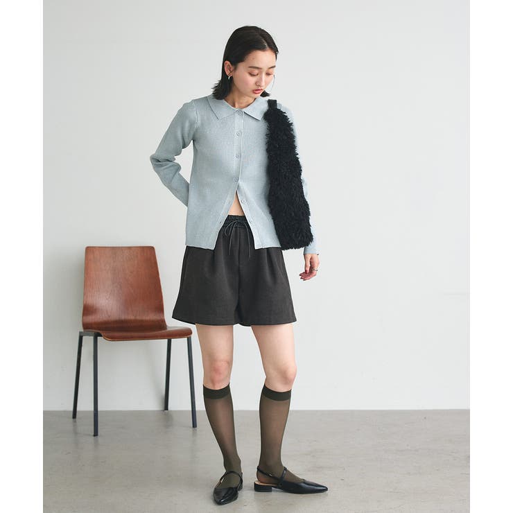 ウエスト切替 ハーフパンツ | ad thie | 詳細画像13 