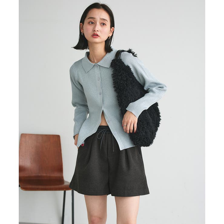 ウエスト切替 ハーフパンツ | ad thie | 詳細画像14 