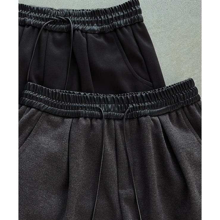 ウエスト切替 ハーフパンツ | ad thie | 詳細画像20 