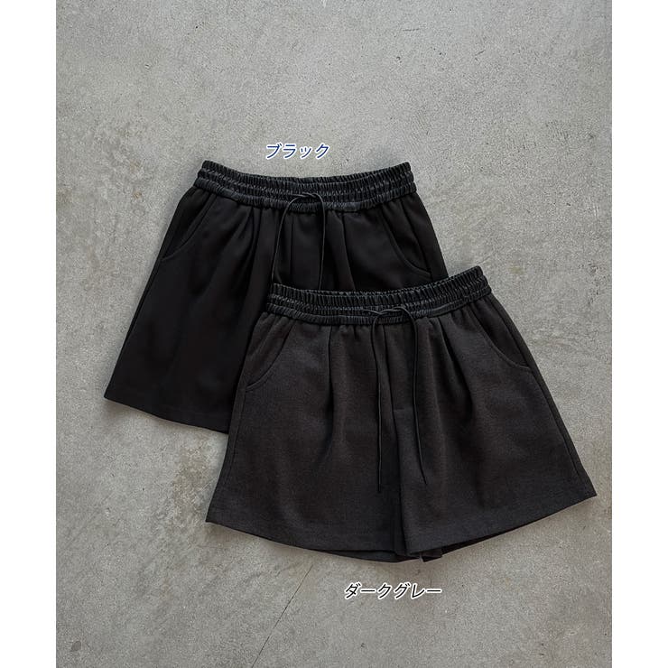 ウエスト切替 ハーフパンツ | ad thie | 詳細画像23 