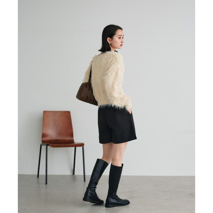 ウエスト切替 ハーフパンツ | ad thie | 詳細画像3 