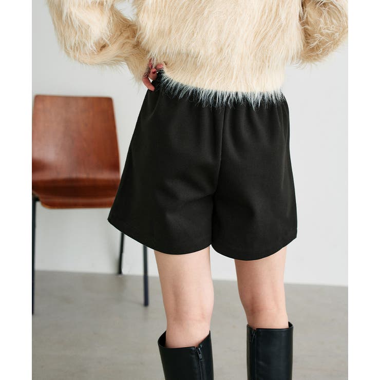 ウエスト切替 ハーフパンツ | ad thie | 詳細画像5 