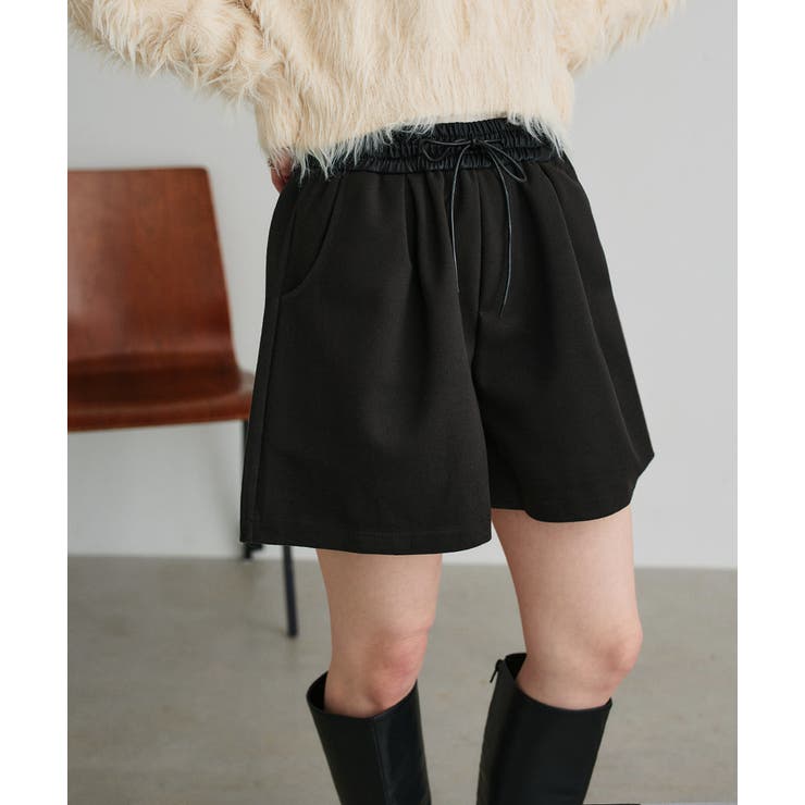 ウエスト切替 ハーフパンツ | ad thie | 詳細画像7 