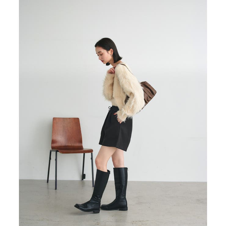 ウエスト切替 ハーフパンツ | ad thie | 詳細画像8 