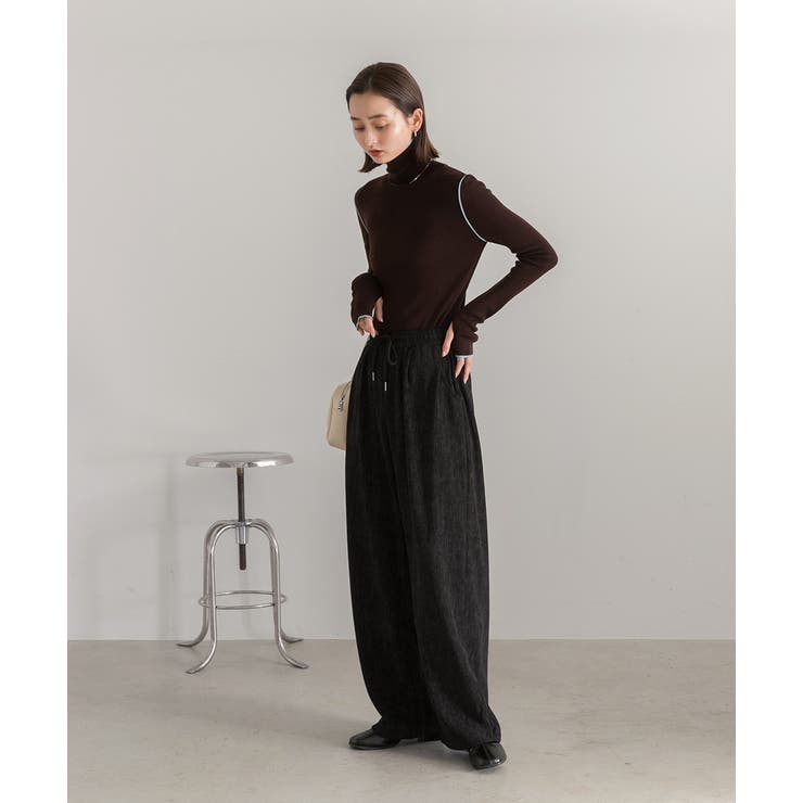 コーデュロイ ワイドパンツ | ad thie | 詳細画像9 