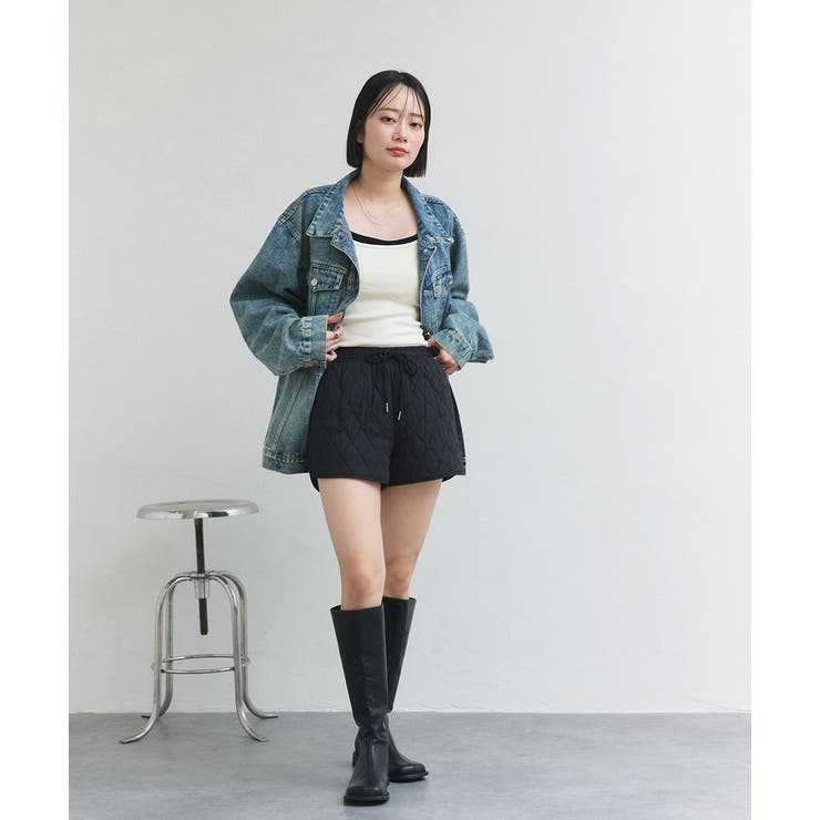 キルティングショートパンツ | ad thie | 詳細画像2 