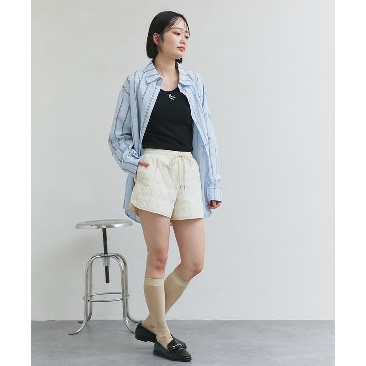 キルティングショートパンツ | ad thie | 詳細画像24 