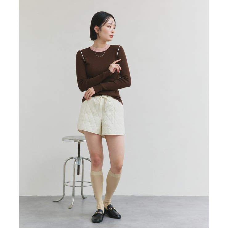 キルティングショートパンツ | ad thie | 詳細画像27 