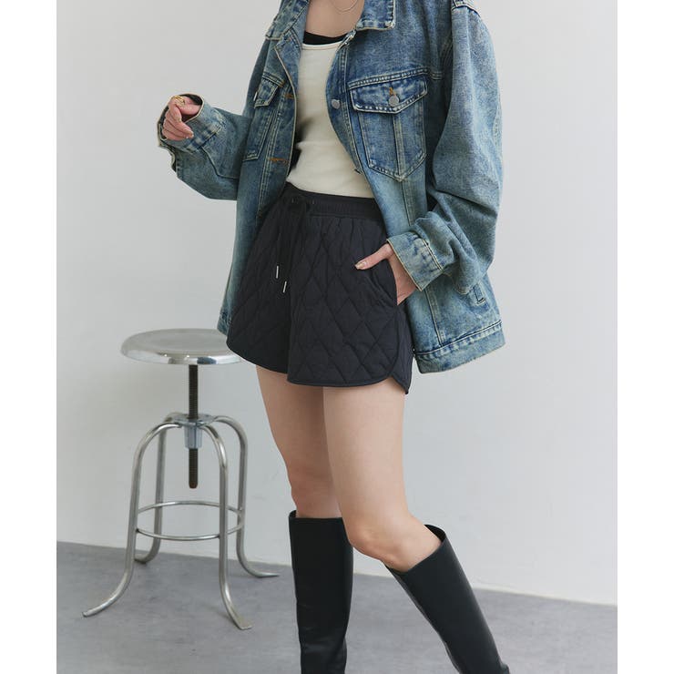 キルティングショートパンツ | ad thie | 詳細画像3 