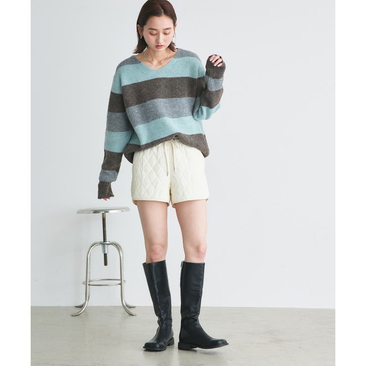 キルティングショートパンツ | ad thie | 詳細画像32 