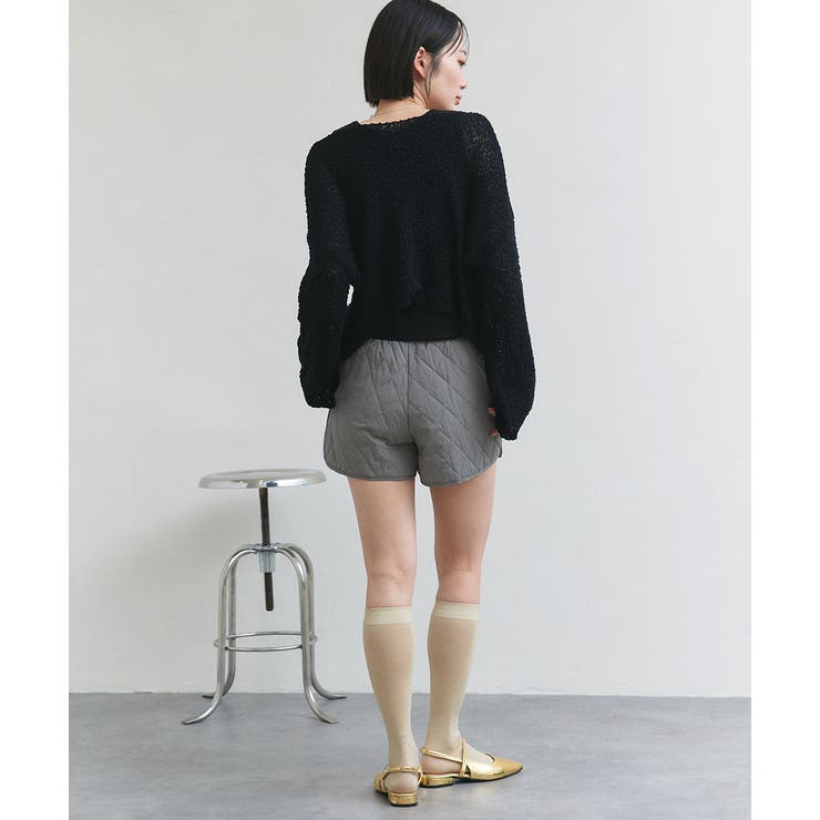 キルティングショートパンツ | ad thie | 詳細画像39 