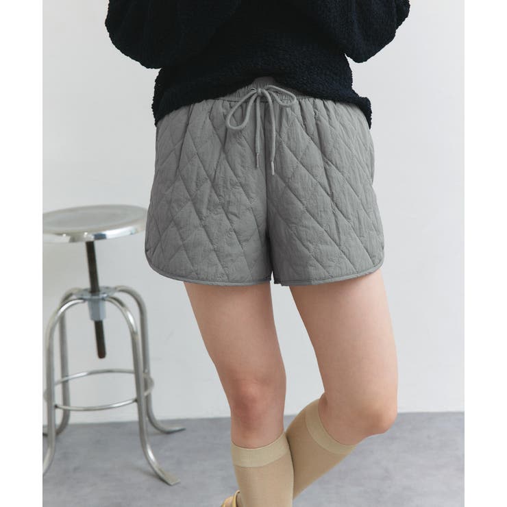 グレー | キルティングショートパンツ | ad thie
