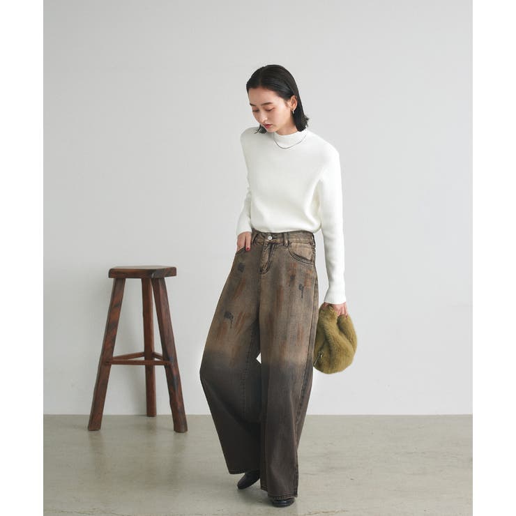 ウォッシュグラデーションデニム | ad thie | 詳細画像13 